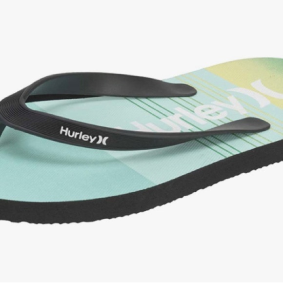 Hurley Men's One and Only Breakwater Flip Flop Size 9 - Picture 2 of 4
